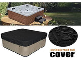 Square Hot Tub Cover - Outdoor Heavy Duty Protector for Patio Spas and Swimming Pools Hard Covers V1189-LWWAL-20260401-05683