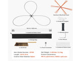 Chimney Sweep Kit, 9m Maximum Extendable Length Chimney, Chimney Cleaner Sweeper with Dual V952-SSTYCQSTJ30YIIB96001V0
