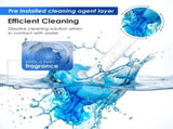 Toilet Brush Cleaning Kit, Deep Thorough Cleaning, Non Woven Sponge Head, Easy Replacement, for V1369-AZ3-W-12053