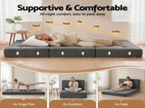 Giselle Single Folding Mattress 15cm Foldable Foam Portable Guest Sofa Bed Camping Mat FOAM-MFM-CDF-15-S