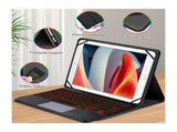 Tablet Keyboard Case Universal Bluetooth Backlit Touch Keyboard for 9-11 Inch Tablets V1263-JX-7788