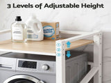 Artiss Over Washing Machine Rack Laundry Shelf Space Saver 75cm White BSR-A-1T-105H-WH