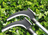 Gardening Tools, High Manganese Steel Double Scythe with Wood Handle, Steel Grass Sickle, V1192-AZ-W-29529