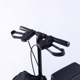 EQUIPMED Knee Scooter Walker, 10 inch Tyres Dual Brakes Bag - Broken Leg Ankle Foot Mobility V219-HELKNSEQS2TA