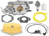 (Special Offers!) Kit for Husqvarna 50 51 55 61 254 257 261 262 Chainsaw Walbro Wt170 V1237-ZY-203-2054