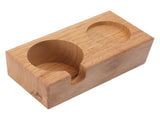 Wooden Coffee Protafilter Stand Holder Coffee Tamper Holder Stand Tamping Station Burlywood V1294-YM0717-3118220188412