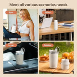 Personal Juicer, Insulated Juicing Cup, 80W High Power, Type-C Rechargeable, Shakes and Smoothies V1107-122-68972-WHT