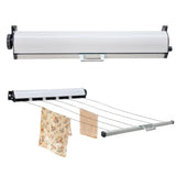 5 Line Retractable Clothesline 10m Heavy Duty Wall-Mounted Iron Clothes Dryer Outdoor Indoor Drying V985-RETRACTABLECLOTHESLINE