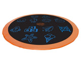 Kahuna Pro 10 ft Trampoline with Mat, Reversible Pad, Basketball Set TRA-KEM-10-OB-BB