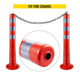 Traffic Delineator Posts Flexible Channelizer Cone 30" Spring Post 6PCS V952-JSZPUJSZ6P0000001V0