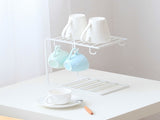 Mug Holder Stand for Mug 6 Hooks Coffee Mug Rack Cup Display Hanger Rack Home Storage Mug Hooks V1294-YM0901-H39394W