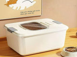 Airtight Pet Food Storage Container for Dog Cat Food Up to 10lbs Large Dry Food Bin with Measuring V1189-LWWAL-20260401-05495