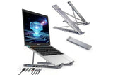 8-in 1 Laptop Stand with Docking Station USB 3.0 PD 100W 4K HDMI for MacBook V1263-JX-7601