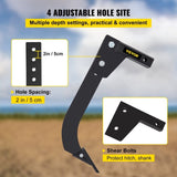 Hitch Mounted Ripper, 40.6cm Shank Length Box Scraper Shank, 4 Hole Site Box Blade for Tractor, 2 V952-PTQLTYCHSBD1609FFV0