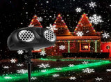 LED Snowflake Projection Owl Light, Dual Lens Dynamic Snowfall Effect for Indoor Christmas Decor and V1341-ZY-7LP4K8AM-BLACK