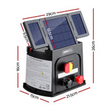Giantz 5km Electric Fence Energiser PET Solar Energizer 0.15J SFC-SO15-5KM-PET