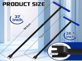 Water Key Shut Off Tool 15 Inch to 28 Inch with 4-Way Utilities Key, T-Handle Removable Water V1370-AZ4-10114