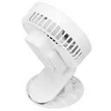 Portable Desk Fan 3 Speed Wind Mini Desktop Fan with Clip for Home Office and BedroomWhite V1294-YM0721-3113210022511