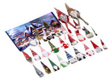 Xmas Gnome Advent Calendar 24 Days Cute Gnome Dolls Countdown To Xmas Calendar Home Festival V1294-YM0901-3115240113412