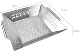 Professional Grill Basket - High-Quality Baking Trays - Barbecue Pans - BBQ Grill Basket - Optimal V1188-MS101-02145-1
