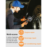 Endoscope 1080P HD Endoscope, 2.4 Inch IPS Screen Pipe Inspection IP67 Waterproof V1189-LC-QP-00228