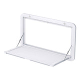 Weisshorn Caravan Table 800 x 450mm Folding Lockable White CARAVAN-TABLE-80X45-WH