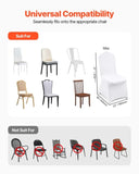 VEVOR Stretch Spandex Folding Chair Covers, Universal Fitted Chair Cover, Removable Washable V952-100PCSQBHLYYT0001V0