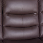 Single Seater Recliner Sofa Chair In Faux Leather Lounge Couch Armchair in Brown V43-REC-FAN1RBR