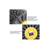 Nylon Brush - Pull Wheel - Polishing Brush - Grit 80/120/180/240 - For Woodworking Machine - Satin V1188-MS-227-2790