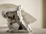 French Bulldog Plated Tissue Box Electroplated Table Facial Tissue Holder Decorative Ornament for V1294-YM0901-3117240187511