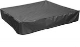 Waterproof sandbox cover - with drawstring - black - 150 x 150 x 20 cm - for sandbox pool patio V1188-NK-BOL-199