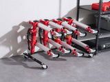 Car Dolly Rack, Storage Rack with 360&deg Rotatable Wheels, Hydraulic Ratchet Trolley Jack Stand V952-LSBYCCFJCF4GTF38XV0