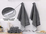 Homaxy 12 Pack Coral Velvet Wave Design Lint Free Kitchen Dish Cloths and Large V1258-DP02-F-170