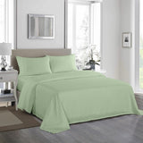 Royal Comfort - 1200TC Ultrasoft 4 Pc Sheet Set - Double - Sage Green ABM-10002275