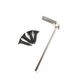 1 Pair Parallettes Set Push-up Parallel Bar Stretch Double Rod Stand Fitness V201-EBA1008BL8AU