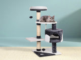 i.Pet Cat Tree 112cm Tower Scratching Post Scratcher Wood Condo House Furniture PET-CAT-14711-GR