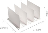 Shelf Divider for Closet, White Purse Organizer Adjustable Storage Handbag Organizers Closets V1259-DP01-A-731
