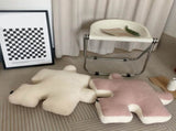 Plush Throw Pillow Ultra Soft Cushion Puzzle Special Shaped for Sofa Bed Window Home Decor Pink V1294-YM0512-3117220278814