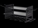 Levede Tool Storage Wall Mounted Tool Organiser Steel 3-Tier Rack Garage Black WS1022-BK-AU