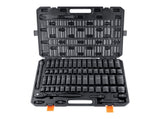 1/2" Drive Impact Socket Set, 65 Piece Socket Set SAE 3/8" to 1-1/4" and Metric 10-24mm, 6 Point V952-CJT12SAECRV65DDRDV0