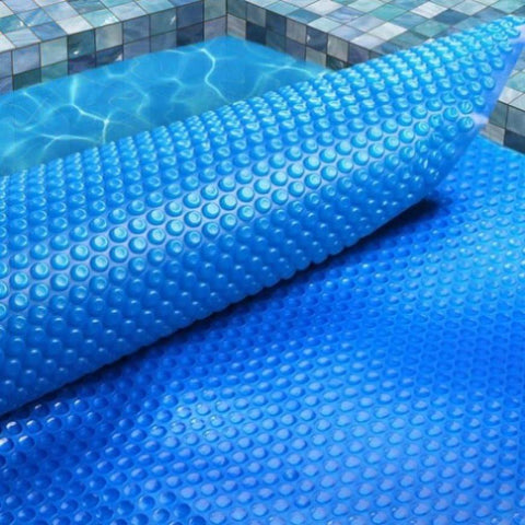 Aquabuddy Pool Cover 500 Micron 11x4.8m Swimming Pool Solar Blanket Blue PC-110X48-L-BL