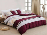 Stripe Catalina Leaf Quilt / Doona / Duvet Cover set V745-AQ081931Q3