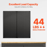 VEVOR Metal Pegboard Panels 609.6 x 304.8 mm 2 Panels Wall Organizer for Home V952-GJGBHSJS2412UV14HV0