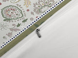 Patchwork Flower Vivienne Leaf Quilt / Doona / Duvet Cover set V745-AQ044107Q3