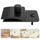 8Pcs Wall Mounted Quilt Holders Black Plastic Tapestry Clips for Rugs Curtains and Fabric V1366-AZ2-W-14270