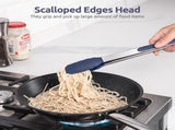 600F Heat Resistant Kitchen Tongs 7/9/12 inch Silicone Cooking Tong Set with Non Stick Rubber Tips V1258-DP02-C-356