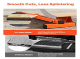 304.8mm Vinyl Floor Cutter, 10mm Thick Laminate Flooring Cutter with Cutting Angle Guide, Rubber V952-QXSDBQGJ12IN3B4GH001V0