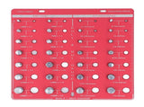 Nut and Bolt Thread Checker 7.9x7.9in Identifier Aluminium Alloy Easy Operation Accurate Ruler V1294-YM0710-3114230164011
