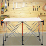 Portable Folding Workstand, 1264 x 1264 mm Collapsible Workbench, 1589 kg Weight Capacity, No V952-BXSGZTPPSL4FOJFJN001V0