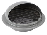 Stainless Steel Air Vent Versatile Weatherproof Round Louvered Exhaust Vent Grill Hood Ventilation V1294-YM0901-3111240142911